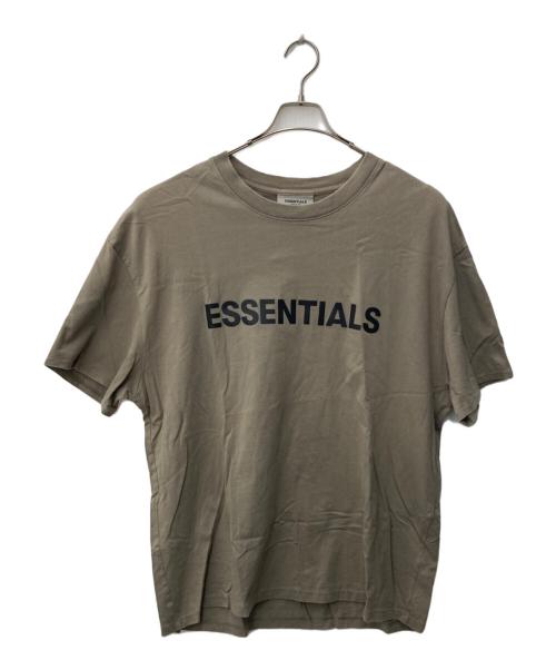 FOG ESSENTIALS（フィアオブゴッド エッセンシャル）FOG ESSENTIALS (フィアオブゴッド エッセンシャル) 半袖ロゴTシャツ ベージュ サイズ:Lの古着・服飾アイテム