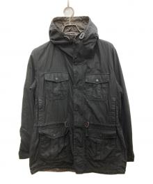 Barbour×MARGARET HOWELL（バブアー×マーガレットハウエル）の古着「オイルフードジャケット」｜ブラック