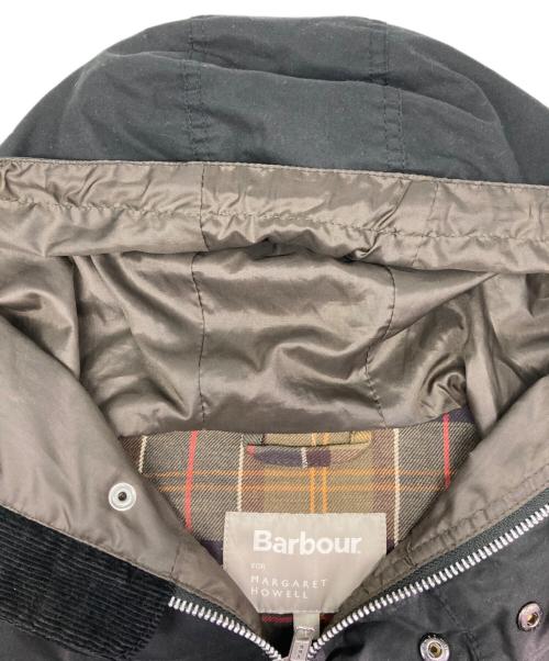 Barbour（バブアー）Barbour (バブアー) MARGARET HOWELL (マーガレットハウエル) オイルフードジャケット ブラック サイズ:Lの古着・服飾アイテム