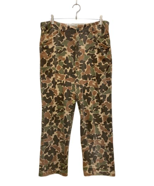 Sears（シアーズ）Sears (シアーズ) 70'sダックハンターカモパンツ グリーン サイズ:不明の古着・服飾アイテム