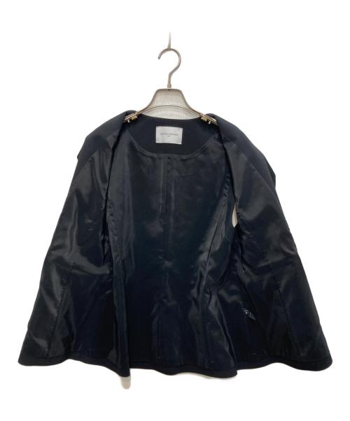 UNITED ARROWS（ユナイテッドアローズ）UNITED ARROWS (ユナイテッドアローズ) ノーカラー ベスト ブラック サイズ:38の古着・服飾アイテム