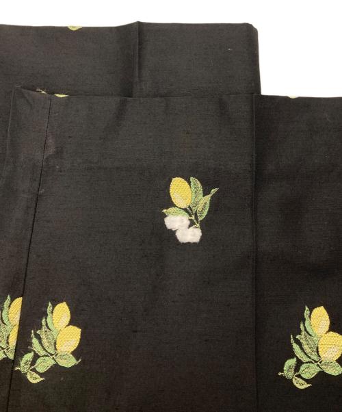 LOEFF（ロエフ）LOEFF (ロエフ) レモンジャガードスリムパンツ ブラック サイズ:1の古着・服飾アイテム