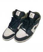 NIKEナイキ）の古着「AIR JORDAN 1 MID SE/エアジョーダン」｜ブラック×アイボリー×オリーブ