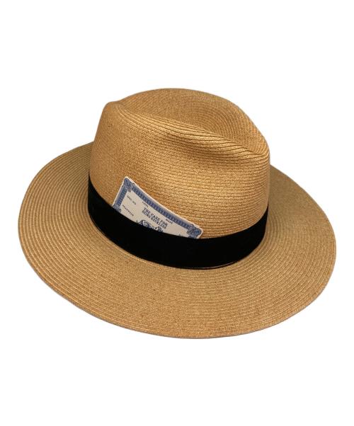 THE H.W.DOG&CO.（エイチダブリュードッグアンドコー）THE H.W.DOG&CO. (エイチダブリュードッグアンドコー) ストローハット ベージュの古着・服飾アイテム