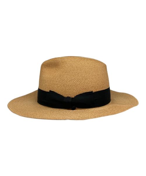 THE H.W.DOG&CO.（エイチダブリュードッグアンドコー）THE H.W.DOG&CO. (エイチダブリュードッグアンドコー) ストローハット ベージュの古着・服飾アイテム