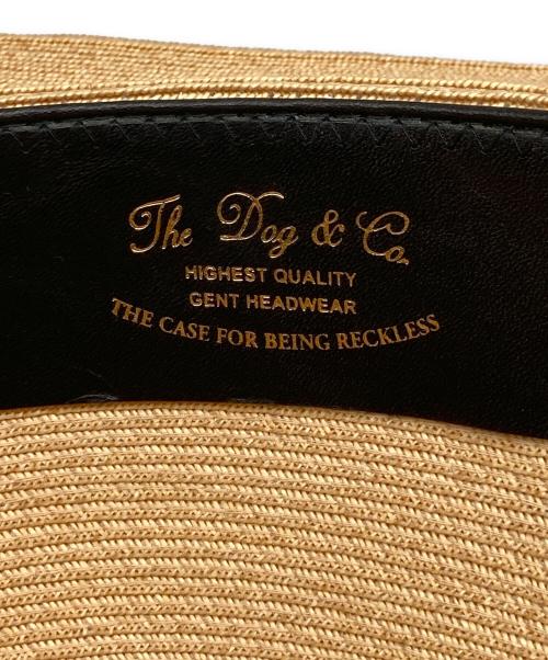THE H.W.DOG&CO.（エイチダブリュードッグアンドコー）THE H.W.DOG&CO. (エイチダブリュードッグアンドコー) ストローハット ベージュの古着・服飾アイテム