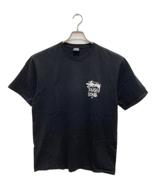 stussy（ステューシー）stussy (ステューシー) プリントTシャツ ブラック サイズ:Ｌの古着・服飾アイテム