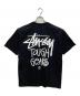 stussy (ステューシー) プリントTシャツ ブラック サイズ:Ｌ：5000円
