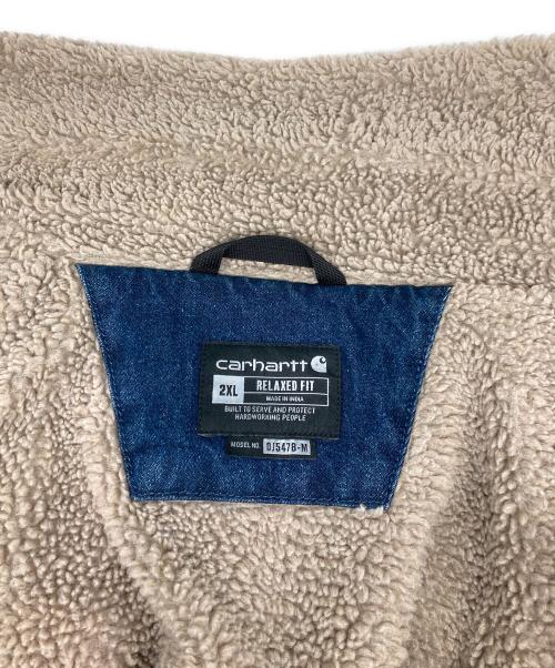 CarHartt（カーハート）CarHartt (カーハート) デニムシェルパラインド ジャケット インディゴ サイズ:2XLの古着・服飾アイテム