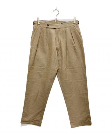 中古・古着通販】BERWICH (ベルウィッチ) SCOTCH タックリネン混パンツ
