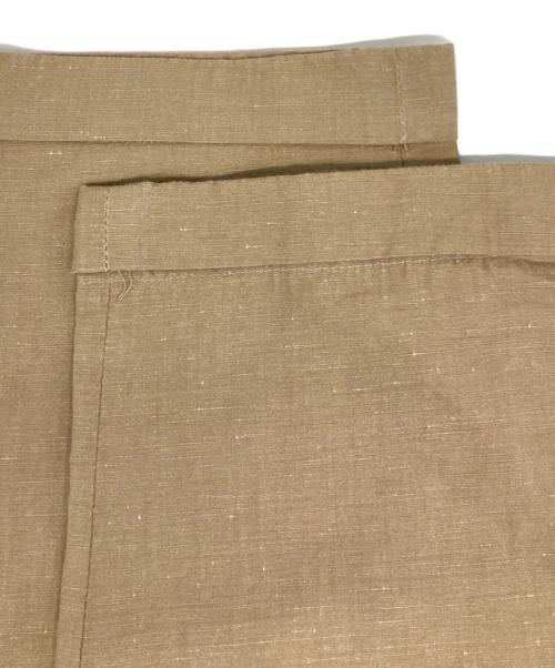BERWICH（ベルウィッチ）BERWICH (ベルウィッチ) SCOTCH タックリネン混パンツ ベージュ サイズ:44の古着・服飾アイテム