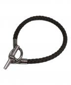 HERMESエルメス）の古着「グレナン ブレスレット」｜グレー