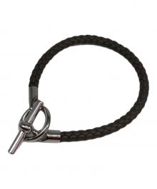 HERMES（エルメス）の古着「グレナン ブレスレット」｜グレー