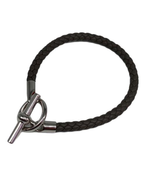 HERMES（エルメス）HERMES (エルメス) グレナン ブレスレット グレーの古着・服飾アイテム