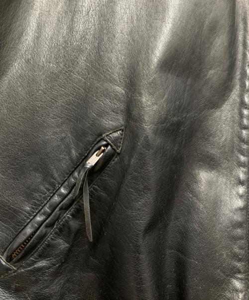 HARLEY-DAVIDSON（ハーレーダビッドソン）HARLEY-DAVIDSON (ハーレーダビッドソン) ボンバーレザージャケット ブラック サイズ:ＸＸＬの古着・服飾アイテム