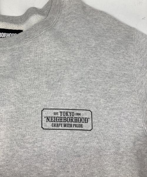 NEIGHBORHOOD（ネイバーフッド）NEIGHBORHOOD (ネイバーフッド) CLASSIC-S/C-CREW.LS グレー サイズ:Mの古着・服飾アイテム