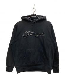 SUPREME（シュプリーム）の古着「ARABIC LOGO HOODED/ロゴパーカー」｜ブラック