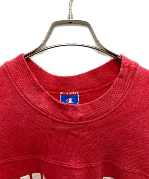 Champion（チャンピオン）Champion (チャンピオン) プリントスウェット レッド サイズ:ＸＬ　　の古着・服飾アイテム