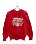 Champion（チャンピオン）の古着「プリントスウェット」｜レッド
