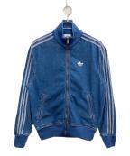 adidasアディダス）の古着「アディカラー デニム ファイヤーバード トラックトップ」｜インディゴ