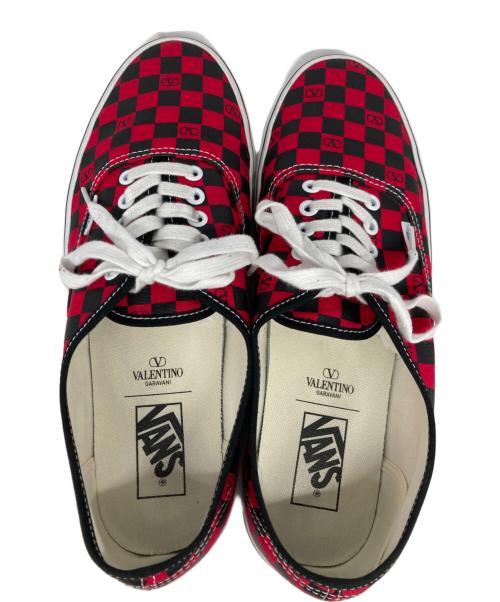 VANS（ヴァンズ）VANS (ヴァンズ) VALENTINO (ヴァレンティノ) ローカットスニーカー レッド サイズ:29cm/US 11/EU 45/UK 10.5の古着・服飾アイテム