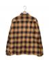 MINEDENIM (マインデニム) C.Flannel Ombre Open Collar SH ブラウン サイズ:3：20000円