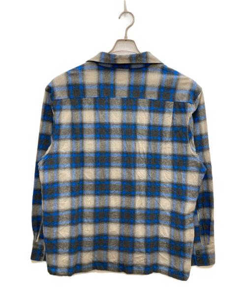 SAPEur（サプール）SAPEur (サプール) オンブレチェックシャツ ブルー サイズ:XXLの古着・服飾アイテム