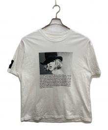 MINEDENIM×stie-lo×Sam Haskins（マインデニム×スティーロー）の古着「カウボーイ・ケイト フォト Tシャツ」｜ホワイト