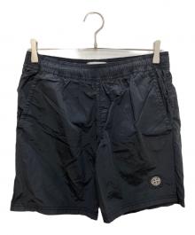 STONE ISLAND（ストーンアイランド）の古着「Nylon Metal Swim Short/ナイロン メタル スウィム スポーツ」｜ブラック