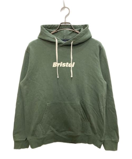F.C.Real Bristol（エフシーレアルブリストル）F.C.Real Bristol (エフシーレアルブリストル) BRISTOL SWEAT HOODIE グリーン サイズ:Mの古着・服飾アイテム