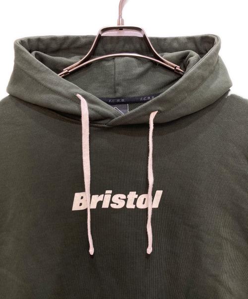 F.C.Real Bristol（エフシーレアルブリストル）F.C.Real Bristol (エフシーレアルブリストル) BRISTOL SWEAT HOODIE グリーン サイズ:Mの古着・服飾アイテム