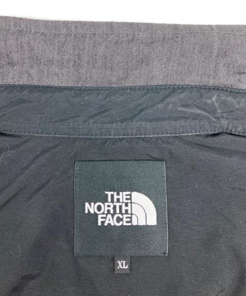 THE NORTH FACE（ザ ノース フェイス）THE NORTH FACE (ザ ノース フェイス) L/S NYLON DENIM NUPTSE SHIRT グレー サイズ:XLの古着・服飾アイテム
