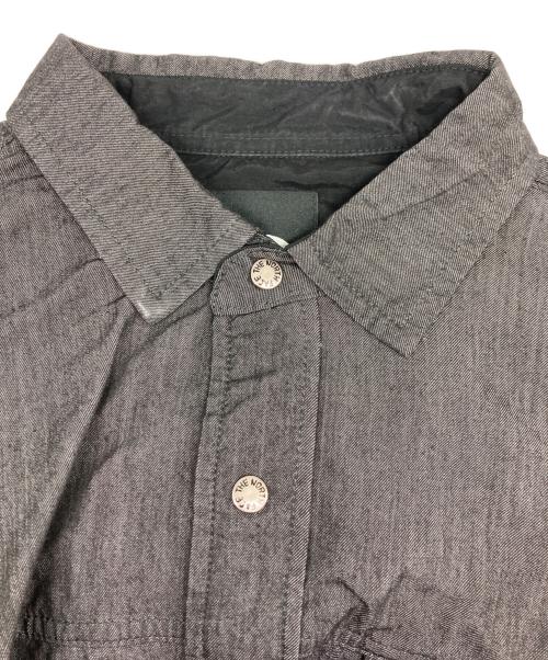 THE NORTH FACE（ザ ノース フェイス）THE NORTH FACE (ザ ノース フェイス) L/S NYLON DENIM NUPTSE SHIRT グレー サイズ:XLの古着・服飾アイテム
