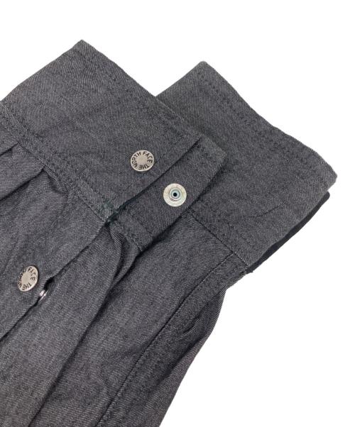 THE NORTH FACE（ザ ノース フェイス）THE NORTH FACE (ザ ノース フェイス) L/S NYLON DENIM NUPTSE SHIRT グレー サイズ:XLの古着・服飾アイテム