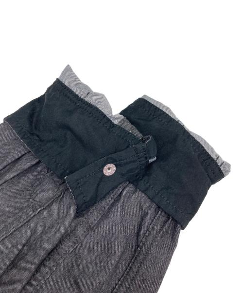THE NORTH FACE（ザ ノース フェイス）THE NORTH FACE (ザ ノース フェイス) L/S NYLON DENIM NUPTSE SHIRT グレー サイズ:XLの古着・服飾アイテム