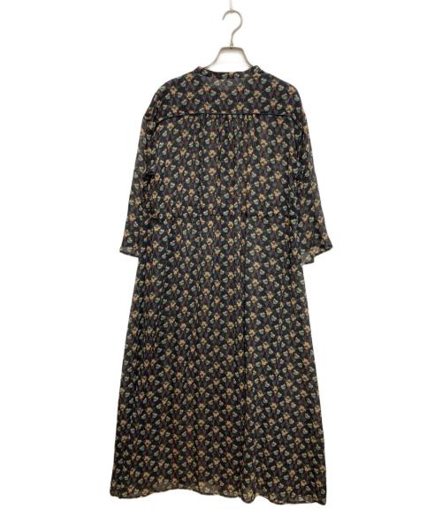 Spick and Span（スピック＆スパン）Spick and Span (スピック＆スパン) New Concept フラワープリントドレス ネイビー サイズ:Free 未使用品の古着・服飾アイテム