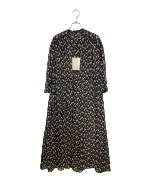 Spick and Span（スピック＆スパン）Spick and Span (スピック＆スパン) New Concept フラワープリントドレス ネイビー サイズ:Free 未使用品の古着・服飾アイテム