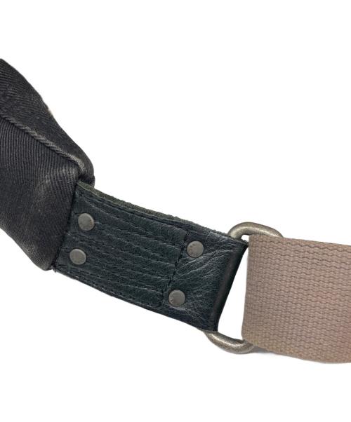 DIESEL（ディーゼル）DIESEL (ディーゼル) Y2K ハーフムーンデニムショルダーバッグ ブラックの古着・服飾アイテム