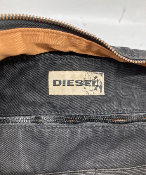 DIESEL（ディーゼル）DIESEL (ディーゼル) Y2K ハーフムーンデニムショルダーバッグ ブラックの古着・服飾アイテム