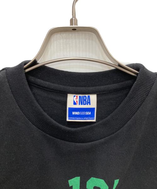 WIND AND SEA（ウィンダンシー）WIND AND SEA (ウィンダンシー) NBA (エヌビーエー) Multi-Technique Graphic Tee ブラック サイズ:Ｍの古着・服飾アイテム