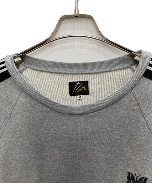 Needles（ニードルズ）Needles (ニードルズ) Track Crew Neck Cotton Jersey グレー サイズ:Ｍの古着・服飾アイテム