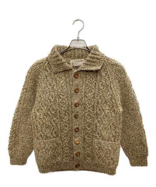 INVERALLAN（インバーアラン）INVERALLAN (インバーアラン) 3Aランバーカーディガン ベージュ サイズ:表記無の古着・服飾アイテム