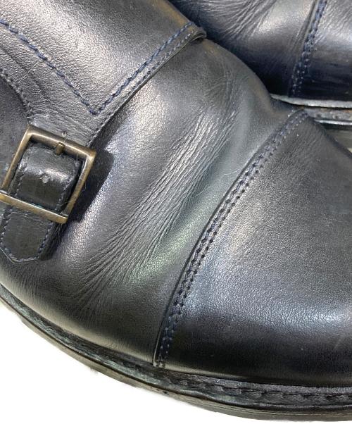 PARABOOT（パラブーツ）PARABOOT (パラブーツ) WILLIAM ダブルモンクストラップシューズ ブラック サイズ:8 1/2の古着・服飾アイテム