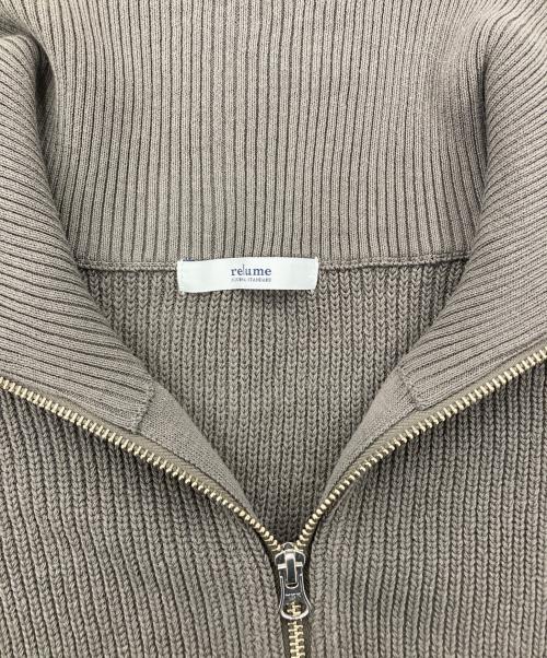 JOURNAL STANDARD relume（ジャーナルスタンダード レリューム）JOURNAL STANDARD relume (ジャーナルスタンダード レリューム) ハイネックジップベスト グレー サイズ:FREEの古着・服飾アイテム