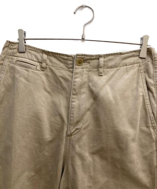 FRAMeWORK（フレームワーク）FRAMeWORK (フレームワーク) OVER SIZED CHINO パンツ ベージュ サイズ:40の古着・服飾アイテム