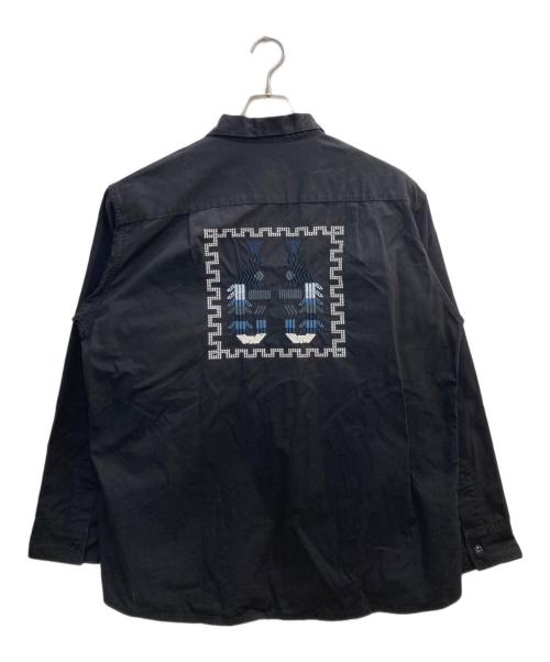 PENNEYS（ペニーズ）PENNEYS (ペニーズ) 刺繍グアテマラシャツ ブラック サイズ:Lの古着・服飾アイテム