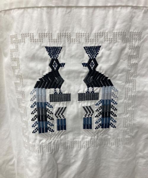 PENNEYS（ペニーズ）penneys (ペニーズ) 刺繍グアテマラシャツ ホワイト サイズ:Lの古着・服飾アイテム