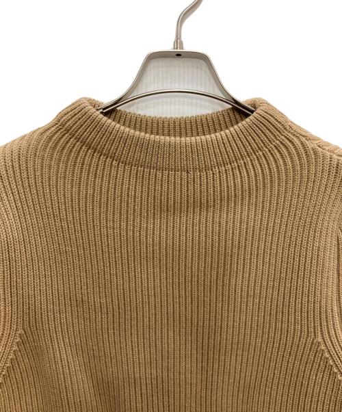 ANDERSEN-ANDERSEN（アンデルセン アンデルセン）ANDERSEN-ANDERSEN (アンデルセン アンデルセン) リブ編みニット ベージュ サイズ:Sの古着・服飾アイテム