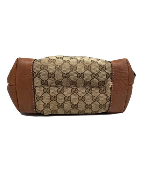 GUCCI（グッチ）GUCCI (グッチ) GGキャンバスハンドバッグ ベージュの古着・服飾アイテム