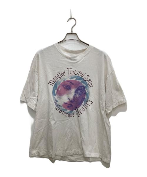 SAINT MICHAEL（セントマイケル）SAINT MICHAEL (セントマイケル) SEAN WOTHERSPOON (ショーン・ワザーズプーン) SW SS T-SHIRT/TWISTED SAINT / WHT ホワイト サイズ:XLの古着・服飾アイテム